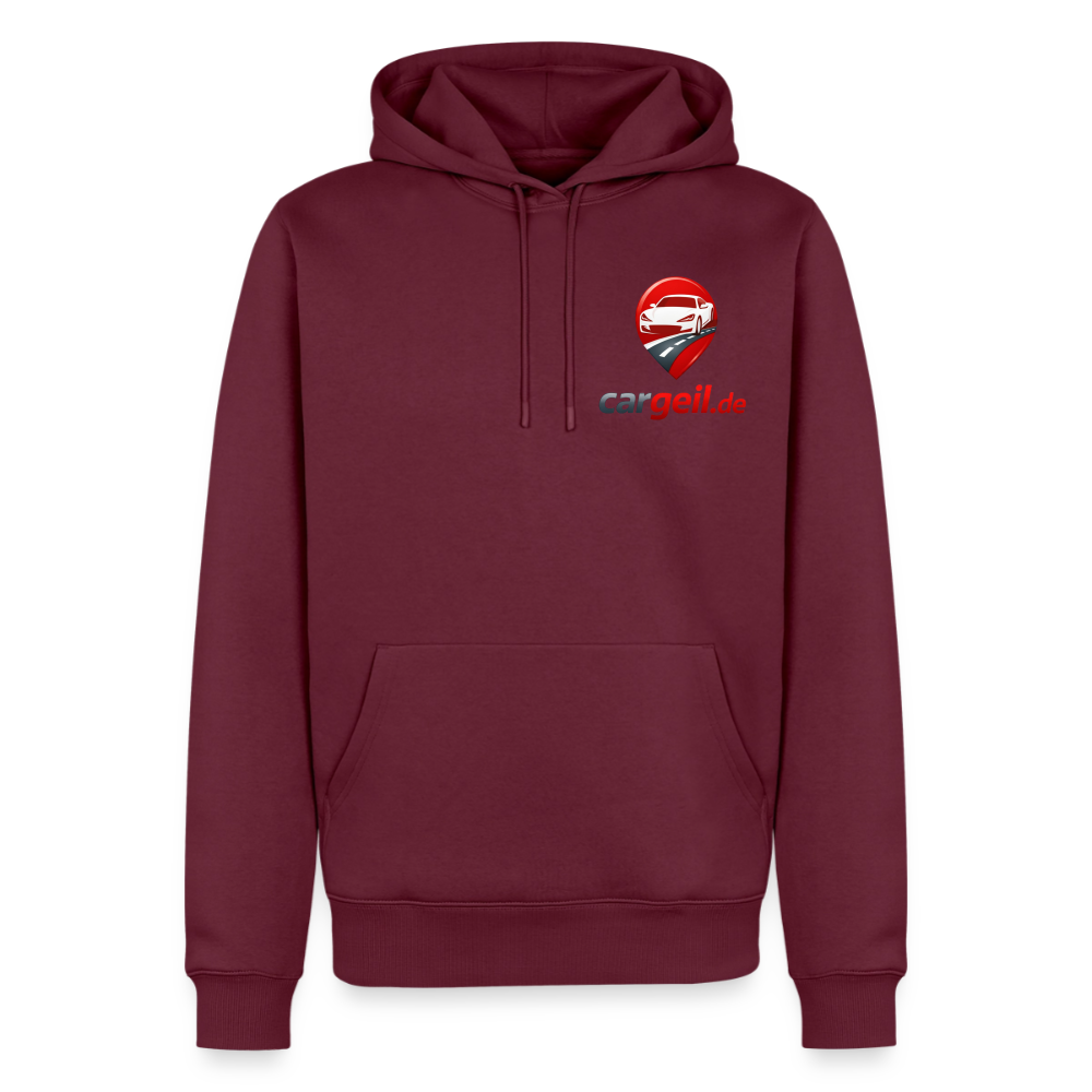 cargeil - Supporter Hoodie "Automotive Passion" - burgundy