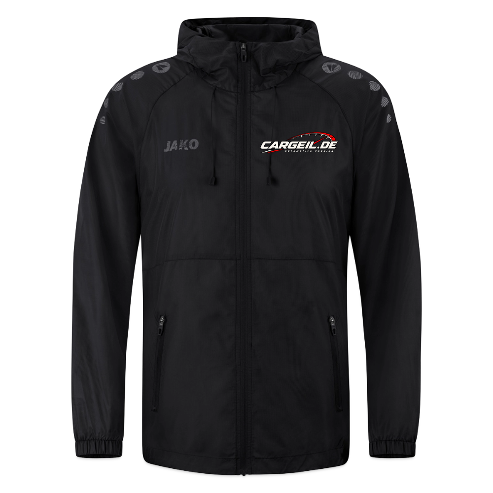 JAKO Lightweightjacke "Benzin im Blut" - Schwarz